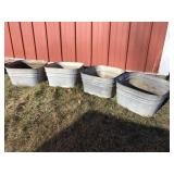 4- Galvanized washtub