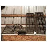 Vintage house grates