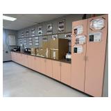 Room W56 Cabinets, Countertops, Marker & Cork Bds