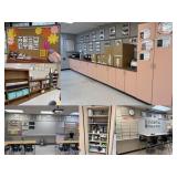 Room W56 Cabinets, Countertops, Marker & Cork Bds