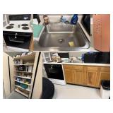 Room W51 Cabinets, Countertops, Range