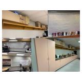 Room W57 Cabinets, Countertops, Wooden Shelves