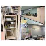 Room W50 Cabinets, Countertops, Marker & Cork Bds