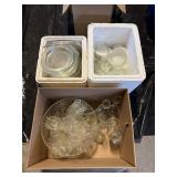 Punchbowl set and kitchen glassware