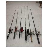 6- fishing rod and reels