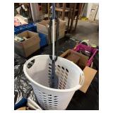 Sweeper vac and  hamper