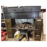 2- 4 drawer files and drawer units with contents