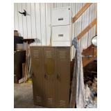 3 door locker and file cabinet