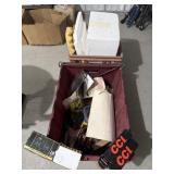 Tote with .243 & 22lr ammunition