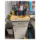 Cabinet with contents