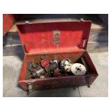 Tool box and hole saws