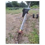 6" truck auger with electric motor