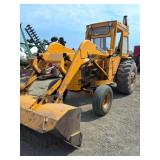 J.D. 400 backhoe gas tractor