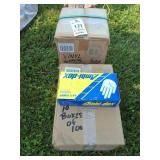 Disposable vinyl gloves