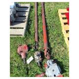 3-gear boxes and PTO shaft