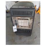 Ceramic LP gas heater works great full 20lb tank