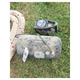 Air tank and corn tester
