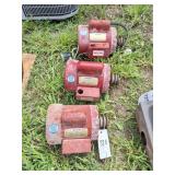 Leeson motors 2-3/4 hp and 1-1/3 hp all one money