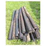 Wood posts selling all one money