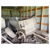 Flare box wagon on steel wheels