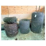 4- rolls of chicken wire