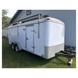 2001 United 18ft Enclosed Contractors Trailer