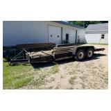 Tilt deck Equipment Trailer