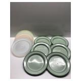 Tupperware Plates and Metal plates