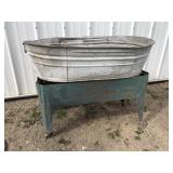 Wash tub on match set