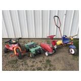 4-Kids plastic ride on toys