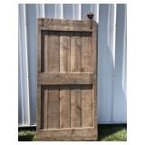 Rustic rolling door