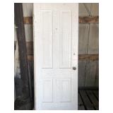 Four vertical panel rustic door