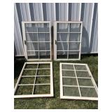 4- Eight pane windows