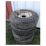 16.5 wheels and tires off 3/4 ton Chevy