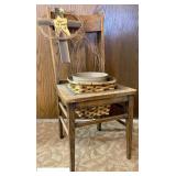 Antique Chair Planter