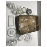 Huge lot of clear glassware