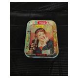 ANTIQUE COCA COLA TRAY 1953 MENU GIRL
