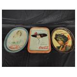 LOT OF 3 REPRODUCTION TRAYS