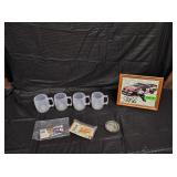 ELLIOTT SADLER AUTOGRAPH PIC, TICKET STUBS