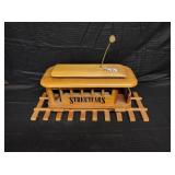 WOODEN STREET CAR & TRUCKS