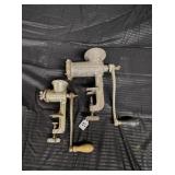 2 ANTIQUE GRINDERS - UNIVERSAL