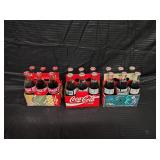 3 VINTAGE COCA COLA 6 PACKS