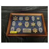 SMITH & WARREN BADGE COLLECTION & DISPLAY