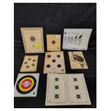 VARIOUS VINTAGE TARGET SHEETS