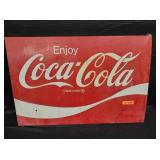 VINTAGE METAL COKE SIGN 3