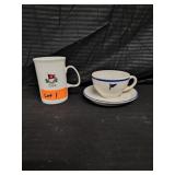 PORT WASHINGTON CUP/SAUCER & TITANIC SOUVENIR