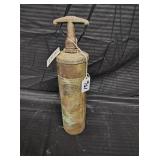 ANTIQUE BRASS FIRE EXTINGUISHER