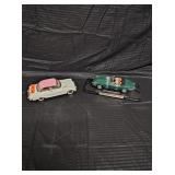 LOT OF 2 METAL CARS 1971 JAGUAR, 1950 BUICK