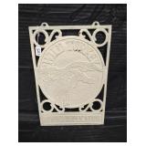 METAL WILD TURKEY WALL HANGER
