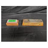 2 ANTIQUE SHARPENING STONES